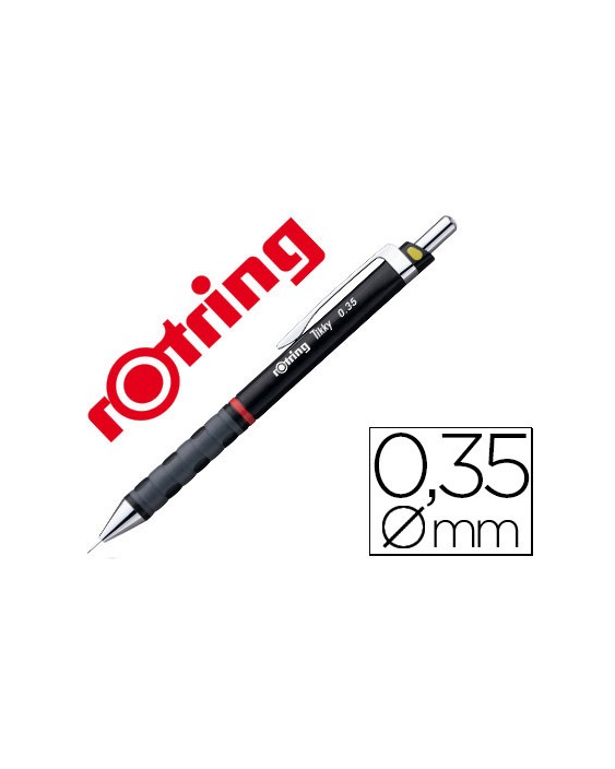 Portaminas rotring tikky 0,35 mm negro
