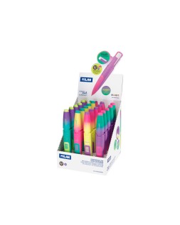 Portaminas milan compact sunset 0,7 mm con goma de borrar colores surtidos