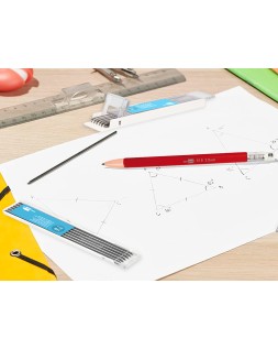 Minas liderpapel grafito 2 mm estuche de 12 minas longitud 120 mm