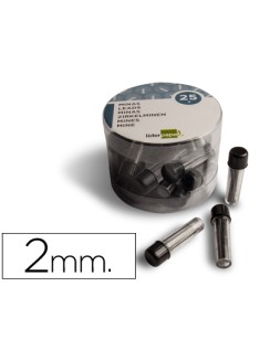 Minas liderpapel grafito 2 mm para compas tubo de 3 minas