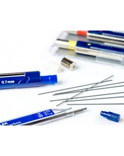 Minas staedtler mars micro grafito 0,7 mm hb tubo con 12 minas