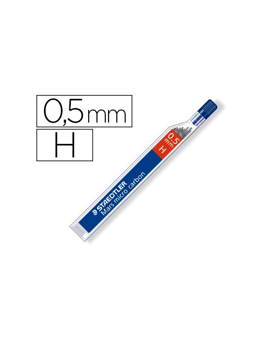 Minas staedtler mars micro grafito 0,5 mm h tubo con 12 unidades
