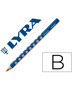 Lapices de grafito lyra groove triangular mina b de 4,25 mm