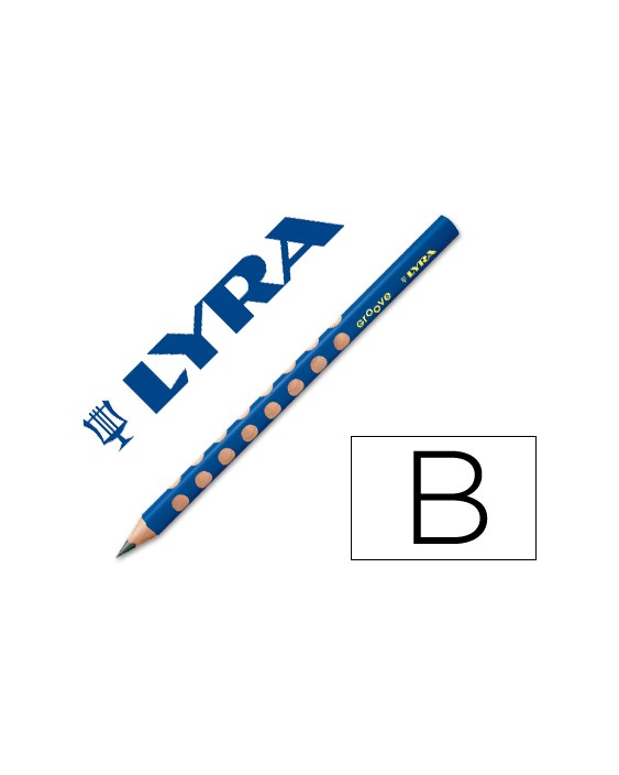 Lapices de grafito lyra groove triangular mina b de 4,25 mm