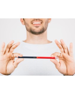 Lapices bicolor liderpapel fino rojo/azul