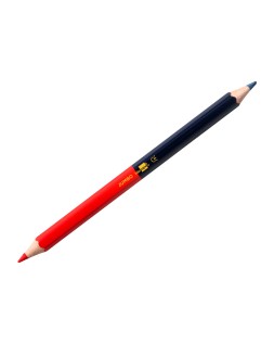 Lapices bicolor liderpapel jumbo rojo/azul