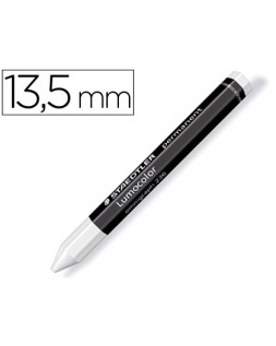 Cera staedtler para marcar blanco lumocolor permanente omnigraph 236 caja de 12 unidades