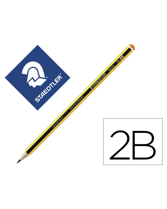 Lapices de grafito staedtler noris n.0 2b unidad