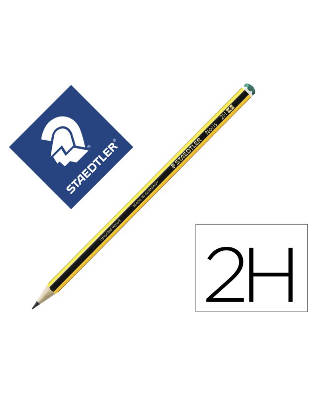 Lapices de grafito staedtler noris n.4 2h unidad