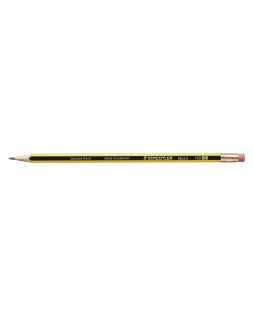Lapices de grafito staedtler noris n.2 hb con goma de borrar unidad