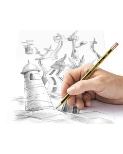 Lapices de grafito staedtler noris n.2 hb con goma de borrar unidad