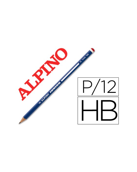 Lapices de grafito alpino junior unidad