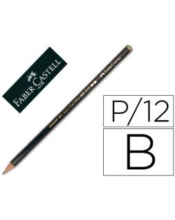 Lapices de grafito faber 9000 b unidad