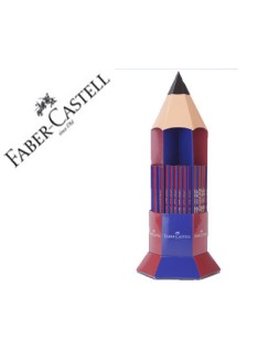 Lapices de grafito faber ecolapiz janus 2160 bicolor expositor 120 unidades
