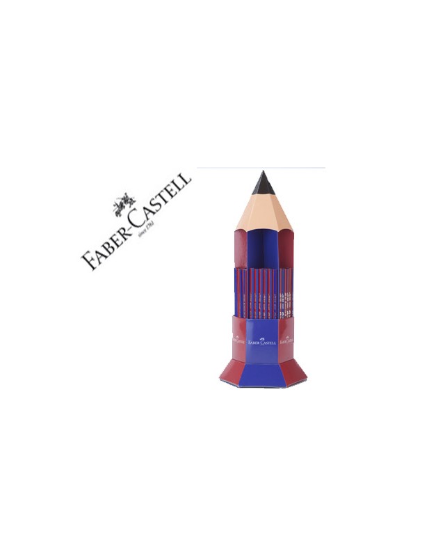 Lapices de grafito faber ecolapiz janus 2160 bicolor expositor 120 unidades