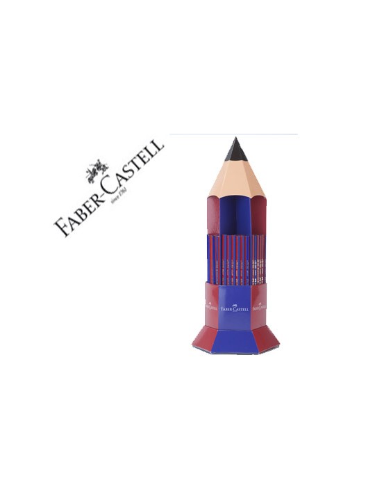 Lapices de grafito faber ecolapiz janus 2160 bicolor expositor 120 unidades