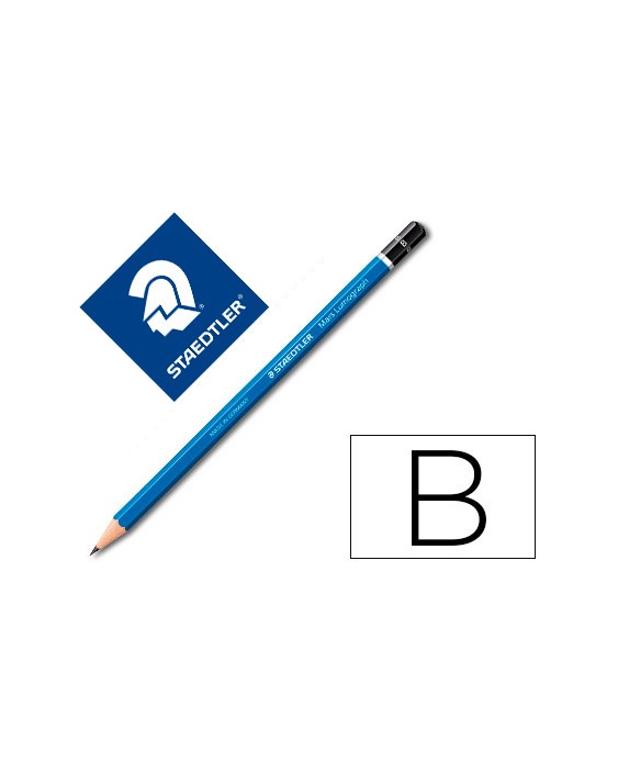 Lapices de grafito staedtler mars lumograph 100 b unidad
