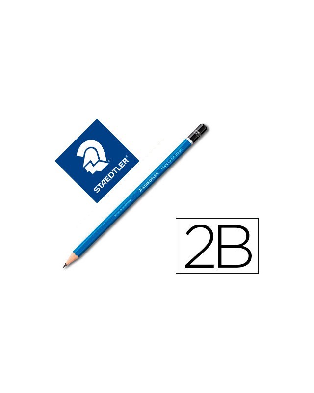 Lapices de grafito staedtler mars lumograph 100 2b unidad