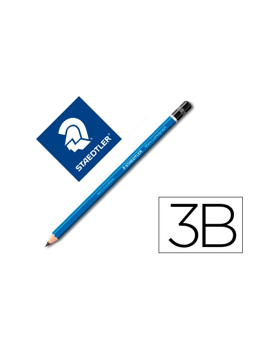 Lapices de grafito staedtler mars lumograph 100 3b unidad