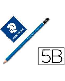 Lapices de grafito staedtler mars lumograph 100 5b unidad