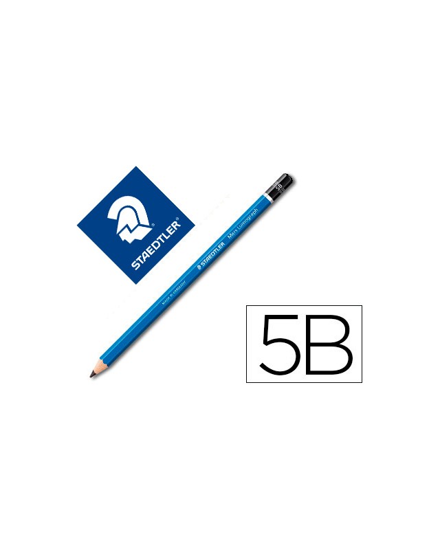 Lapices de grafito staedtler mars lumograph 100 5b unidad