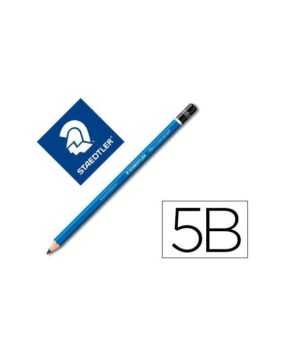 Lapices de grafito staedtler mars lumograph 100 5b unidad