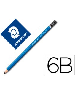 Lapices de grafito staedtler mars lumograph 100 6b unidad