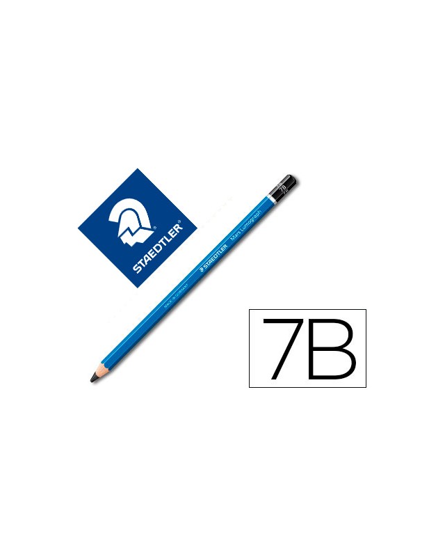 Lapices de grafito staedtler mars lumograph 100 7b unidad