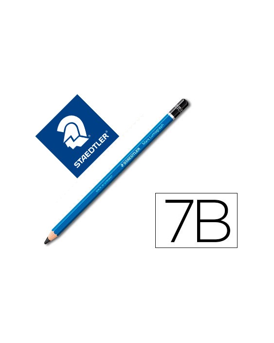 Lapices de grafito staedtler mars lumograph 100 7b unidad