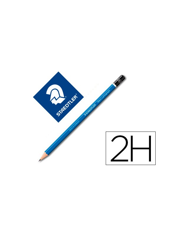 Lapices de grafito staedtler mars lumograph 100 2h unidad