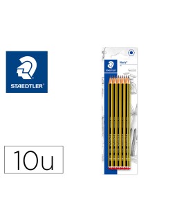 Lapices de grafito staedtler noris n.2 hb blister de 10 unidades