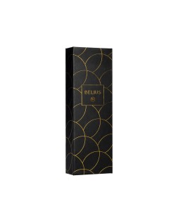 Boligrafo belius passion dor aluminio textura cepillada color negro y dorado tinta azul caja de diseño