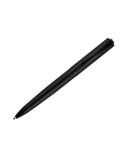 Boligrafo belius turbo aluminio color negro tinta azul caja de diseño
