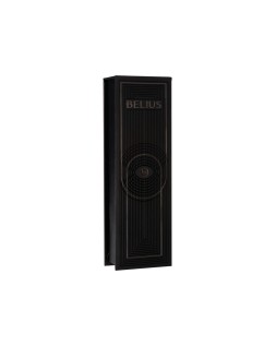 Roller belius turbo aluminio color negro tinta azul caja de diseño