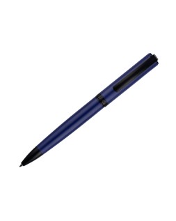 Boligrafo belius turbo aluminio color azul y negro tinta azul caja de diseño