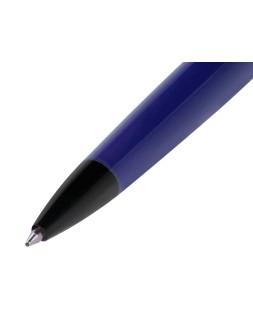 Boligrafo belius turbo aluminio color azul y negro tinta azul caja de diseño