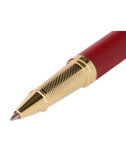 Boligrafo y estuche belius soiree color art deco granate y dorado tinta azul caja de diseño