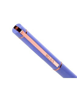 Boligrafo belius rose aluminio color lavanda/oro rosa tinta azul caja de diseño
