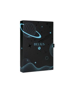 Roller y funda de similpiel belius space b color minimalista azul tinta azul caja de diseño