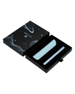 Roller y funda de similpiel belius space b color minimalista azul tinta azul caja de diseño