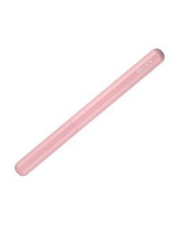 Pluma y funda de similpiel belius space b color minimalista rosa tinta azul caja de diseño