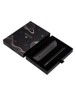Roller y funda de similpiel belius space b color minimalista negro tinta azul caja de diseño