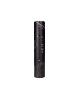 Boligrafo belius rocket b aluminio color minimalista negro tinta azul caja cilindrica
