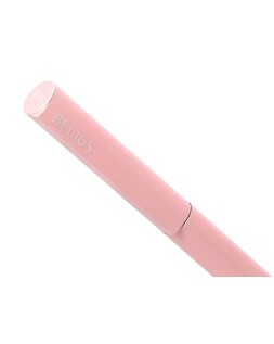 Boligrafo belius rocket b aluminio color minimalista rosa tinta azul caja cilindrica