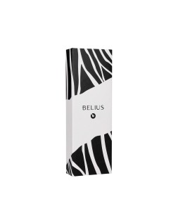 Roller belius dualita cuerpo blanco color negro tinta negra caja de diseño