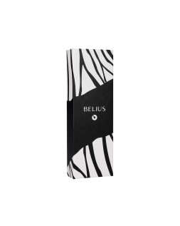 Boligrafo belius dualita cuerpo blanco color negro tinta azul caja de diseño