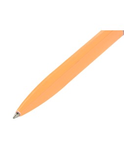 Juego boligrafo y roller belius endless summer aluminio color naranja y plateado tinta azul caja de diseño
