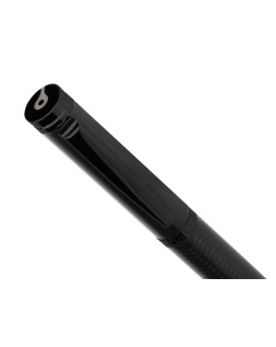 Boligrafo belius neptuno aluminio textura wavy color negro tinta azul caja de diseño