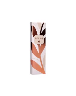 Boligrafo belius rose aluminio color beige claro oro rosa tinta azul caja de diseño