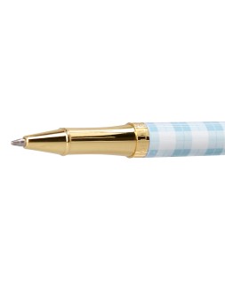 Roller belius perfect picnic day aluminio azul celeste dorado tinta color negro caja de diseño